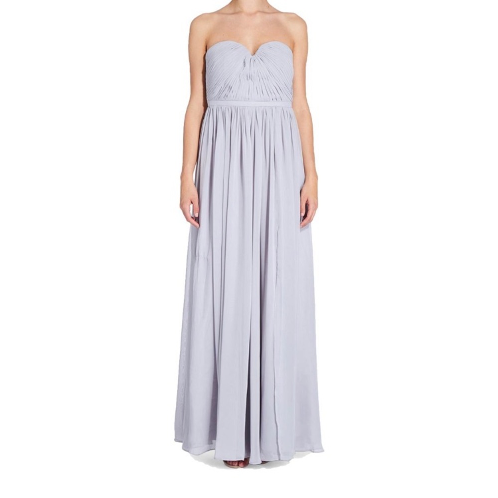 NWT WEDDINGTON WAY GATHERED STRAPLESS A-LINE SWEETHEART BRIDESMAID DRESS - sz 10
